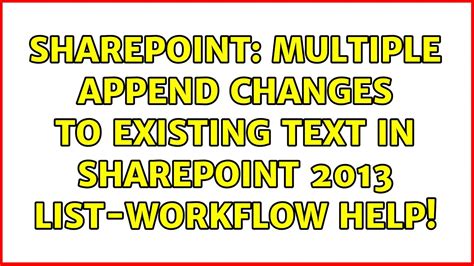 Append Changes to Existing Text in SharePoint List Columns - YouTube 000 405 Append Changes to Existing Text in SharePoint List Columns 13,581 views Dec 1, 2015 For. . Sharepoint append changes to existing text powerapps